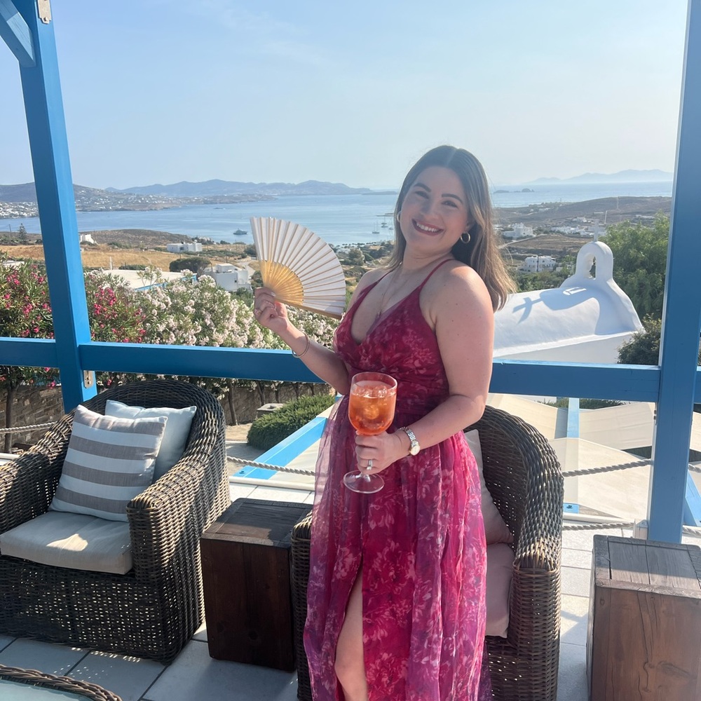 Lulu's Pink Floral Maxi